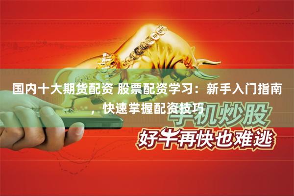 国内十大期货配资 股票配资学习:新手入门指南,快速掌握配资技巧